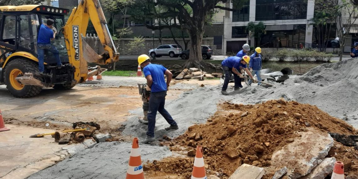 Obra na Av. Santo Antônio será realizada também no período noturno