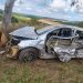 Acidente na MGC-146 deixa três pessoas feridas