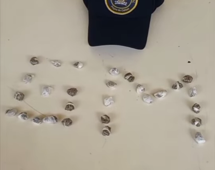 Guarda Municipal apreende maconha no centro de Poços de Caldas