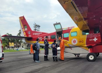 Secretaria de Saúde faz parceria com bombeiros de BH para transporte aéreo de emergência