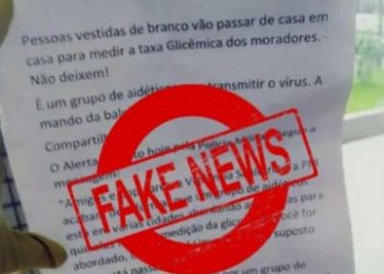 Saúde alerta sobre corrente falsa que diz que pessoas com HIV transmitem o vírus de casa em casa