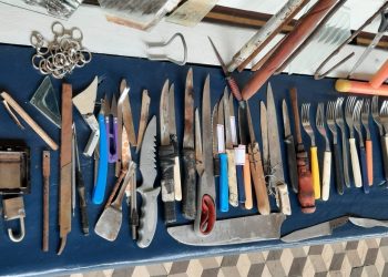 Facas são apreendidas em Operação da Guarda Civil em Poços de Caldas