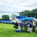 Helicóptero da PM participa de missão para transplante de órgãos