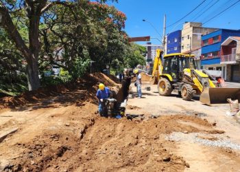 Obra na Av. Santo Antônio segue até nos finais da semana