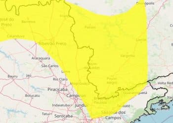 Inmet alerta sobre chuvas intensas em Poços de Caldas nesta terça