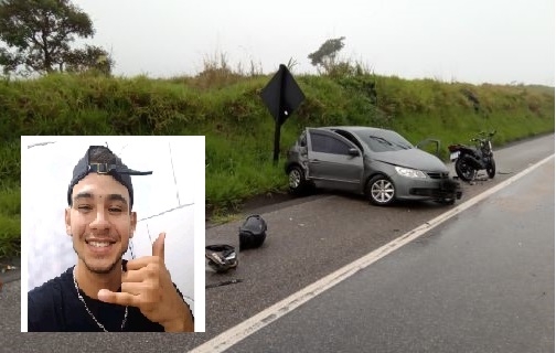 Acidente entre três veículos mata condutor de moto na SP-342