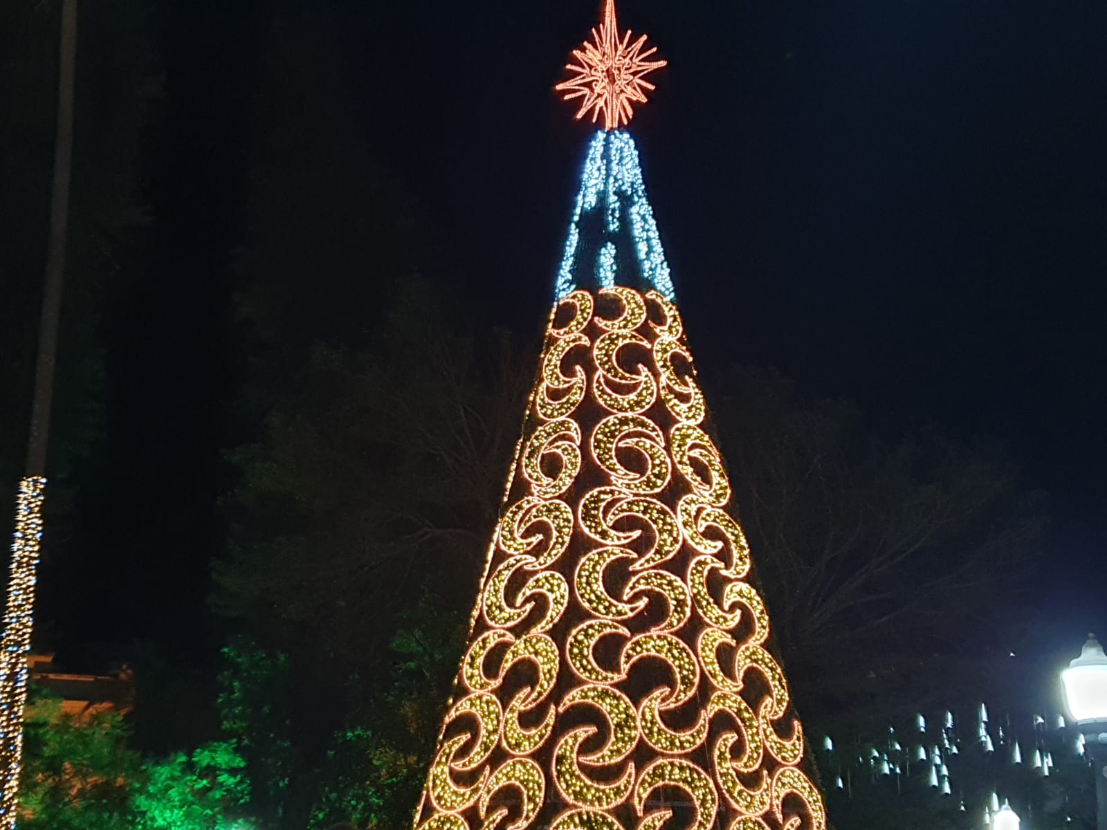 Veja como ficou a decoração de Natal em Poços de Caldas