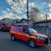 Bombeiros combatem incêndio em residência na Zona Sul de Poços de Caldas