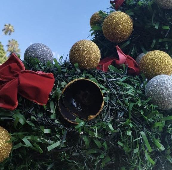 Enfeites de Natal em Poços de Caldas são alvos de vandalismo