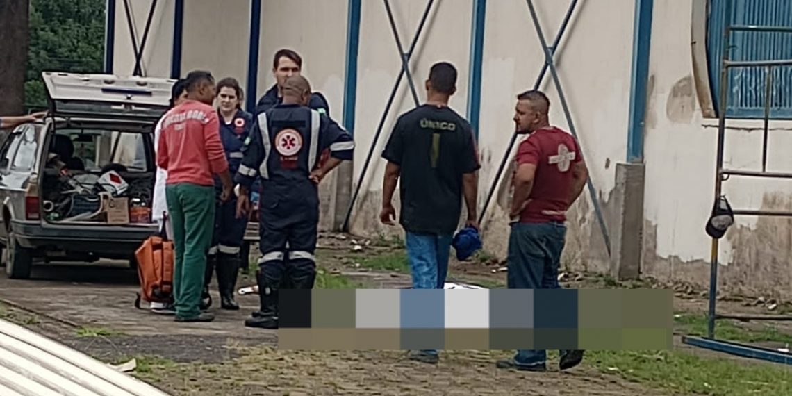 Urgente| Operário morre ao cair de telhado de ginásio na zona sul de Poços de Caldas