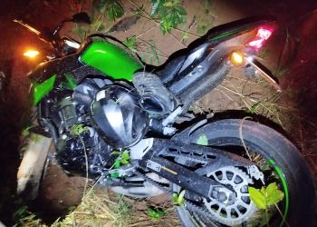 Motociclista morre após atropelar porca, cair em ribanceira e bater em barranco em Botelhos