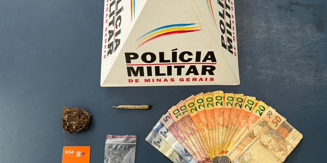 PM prende autores que disputavam venda de drogas em praça de Poços de Caldas