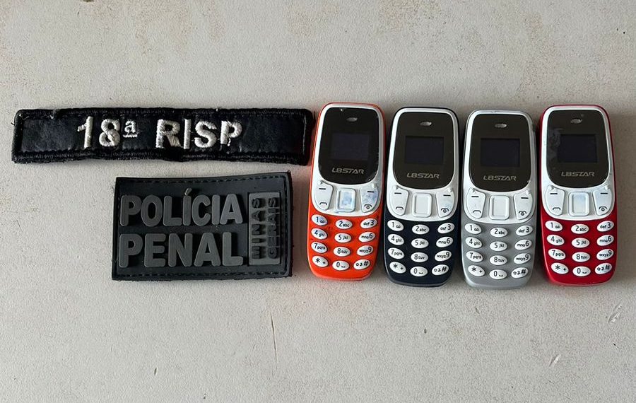 Mulher é presa ao tentar entrar com celulares em presídio do Sul de Minas