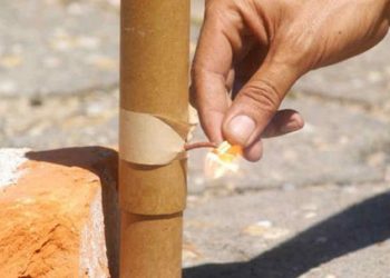 DME alerta para riscos de soltar fogos de artifício perto da rede elétrica