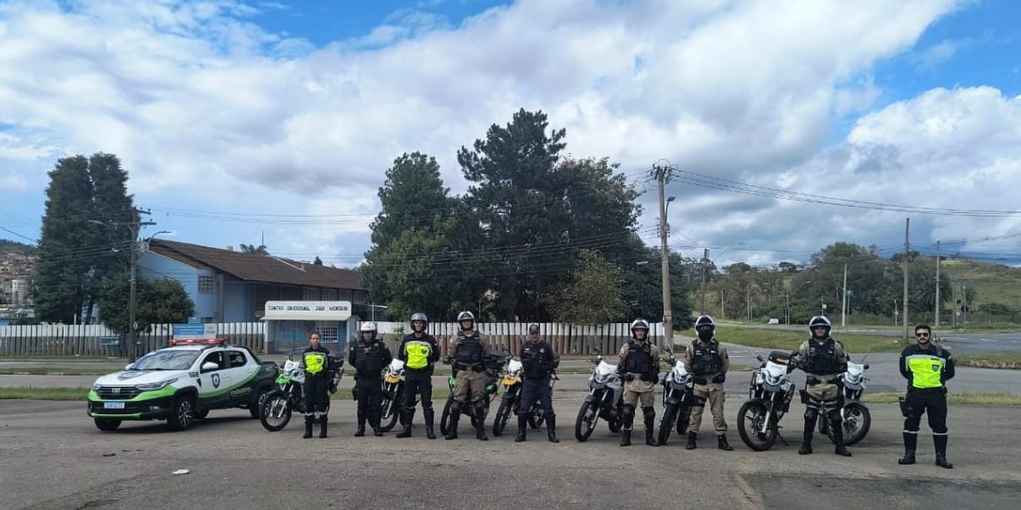 Duas motos são removidas em operação das forças de segurança em Poços