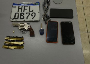 Arma de fogo e munições são apreendidas em Poços de Caldas