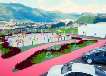 Mirante no bairro São José em Poços de Caldas ficará pronto neste mês de fevereiro