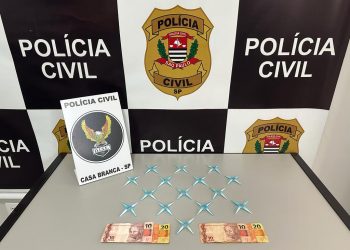 Jovem é preso por tráfico de drogas em Mococa-SP