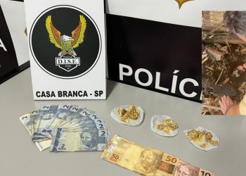 VÍDEO: Polícia encontra crack enterrado em quintal de casa e prende homem em flagrante