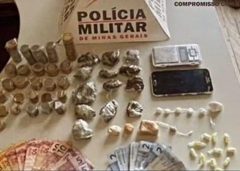 PM prende mulher e apreende adolescente por tráfico de drogas na zona sul de Poços de Caldas