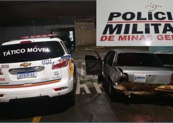 Adolescente de 16 anos é apreendido dirigindo carro furtado e portando drogas na zona sul de Poços de Caldas