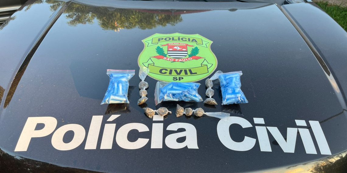 Jovem de 21 anos é preso por tráfico de drogas em Santa Cruz das Palmeiras-SP