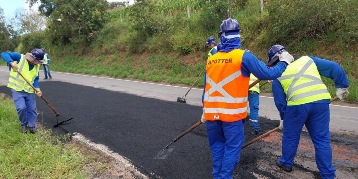 Concessionária EPR Sul de Minas segue com obras de manutenção de pavimento nesta semana