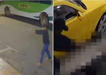 VÍDEO: PCSP prende suspeito de matar pai e filho; veja momento do crime