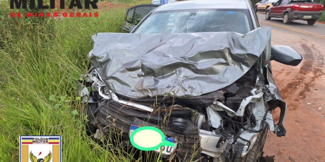 Motorista fica ferido em acidente em Campestre