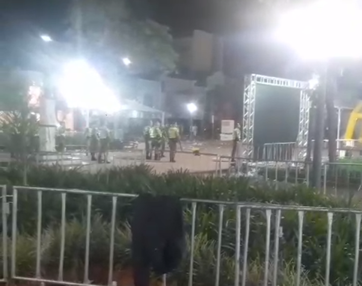 Vídeo | Pessoas ficam feridas após ação da PM no Carnaval de Poços de Caldas