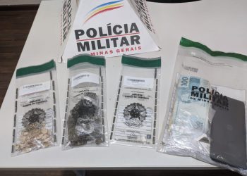 Jovem de 18 anos é preso por tráfico de drogas na zona sul de Poços de Caldas