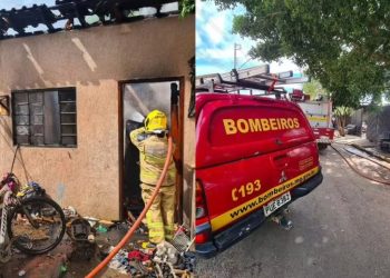 Incêndio em oficina mecânica deixa dois veículos destruídos no Sul de Minas