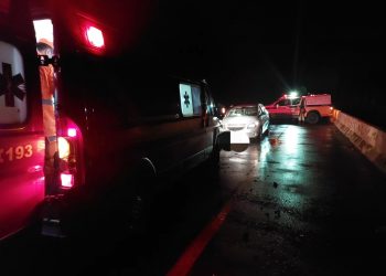 Idoso fica ferido após acidente na BR-146