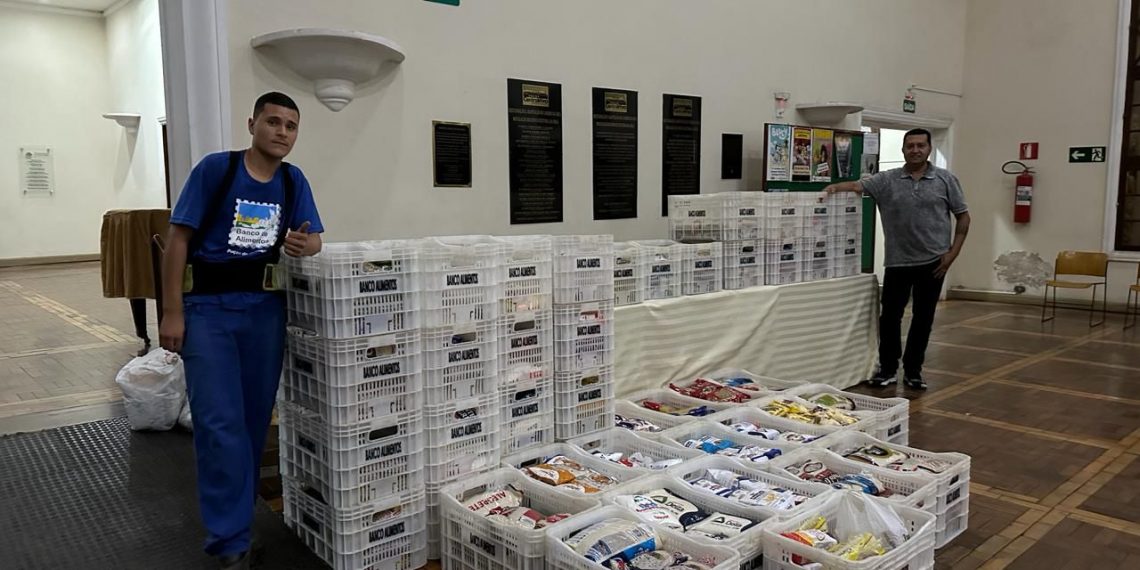 Projeto Melhor Poços arrecada mais de uma tonelada de alimentos