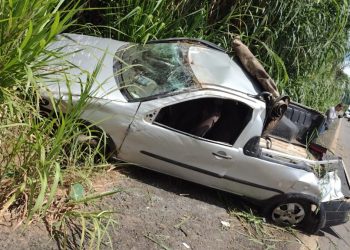 Ladrão furta caminhonete, capota veículo e é preso pela PM no pronto socorro