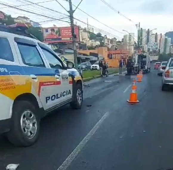 Motociclista fica gravemente ferido após sofrer acidente em Poços de Caldas