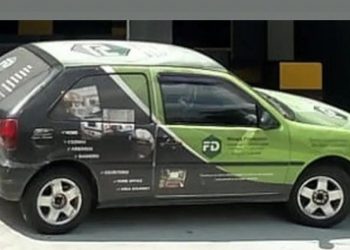 Carro de empresa é furtado em Poços de Caldas