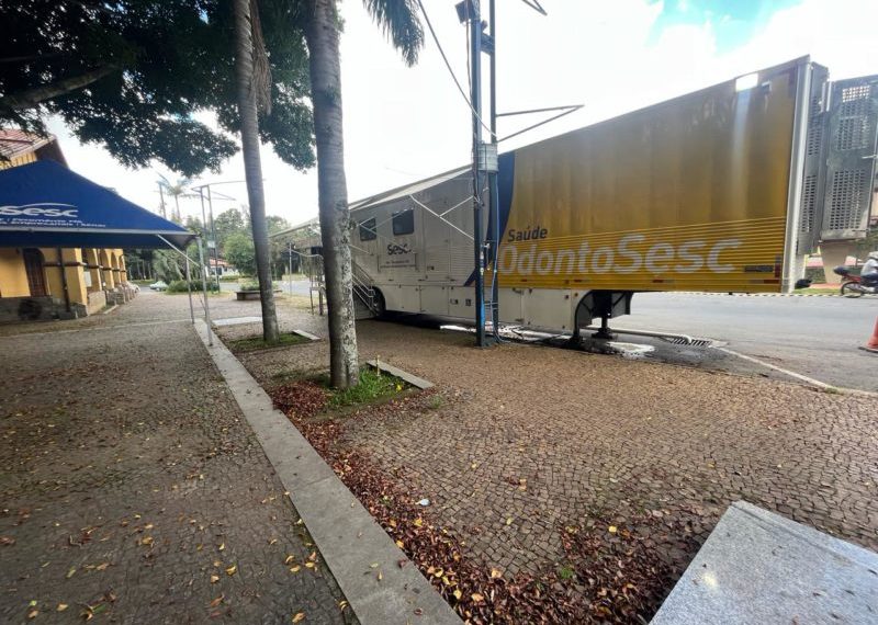 Projeto itinerante OdontoSesc chega a Poços em uma parceria pela saúde bucal da comunidade