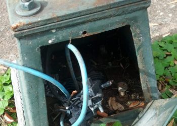 Cabos da iluminação pública são furtados na região oeste de Poços de Caldas