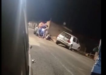 Idosa é empurrada e cai após tentar intervir em abordagem da PM de Campestre