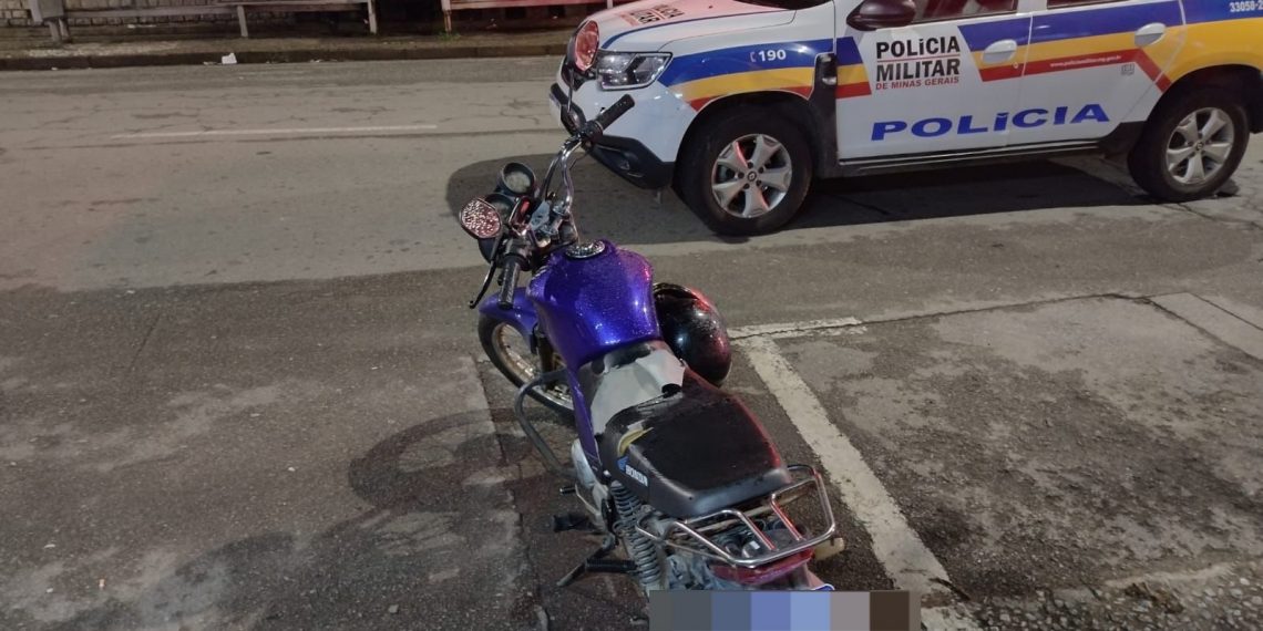 Motocicleta furtada é apreendida em Poços de Caldas
