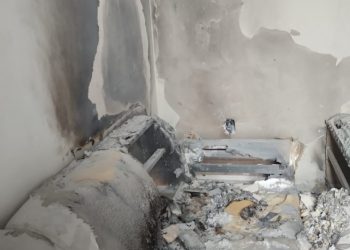 URGENTE| Celular explode e causa incêndio em apartamento em Poços