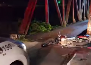 Motociclista é preso por embriaguez após cair em rio em São José do Rio Pardo