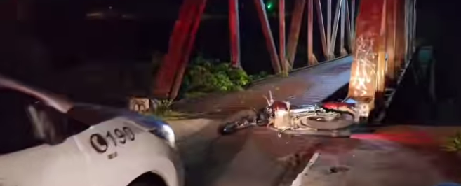 Motociclista é preso por embriaguez após cair em rio em São José do Rio Pardo