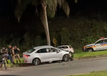 Motociclista é atingido por motorista com sinais de embriaguez em Poços