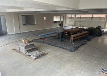 Obras de nova escola no Marco Divisório entram na etapa de finalização em Poços