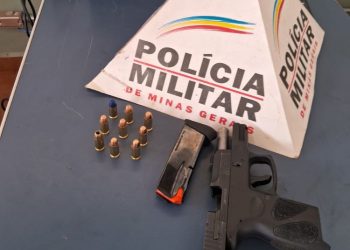 PM prende homem armado com pistola em galeria comercial de Poços de Caldas