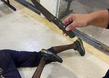 Homem ameaça enfermeiro com faca ao tentar visitar o sogro em hospital de Poços