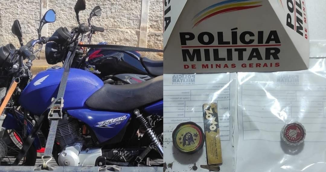 Roubo a motorista de aplicativo em Poços termina com adolescente apreendido e moto recuperada em Caldas