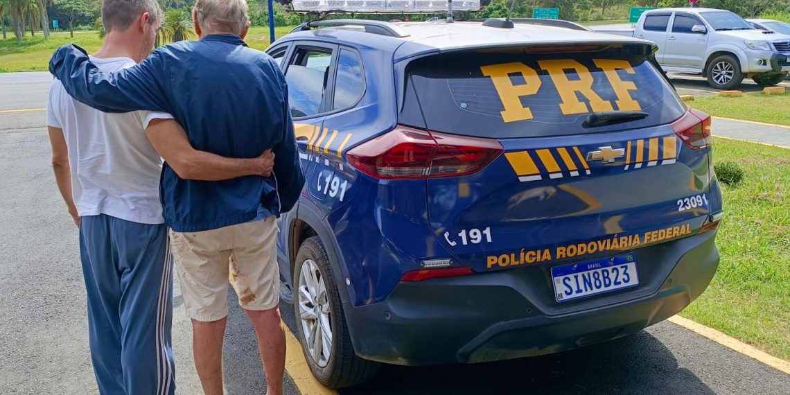 PRF de Poços de Caldas localiza idoso que estava desaparecido